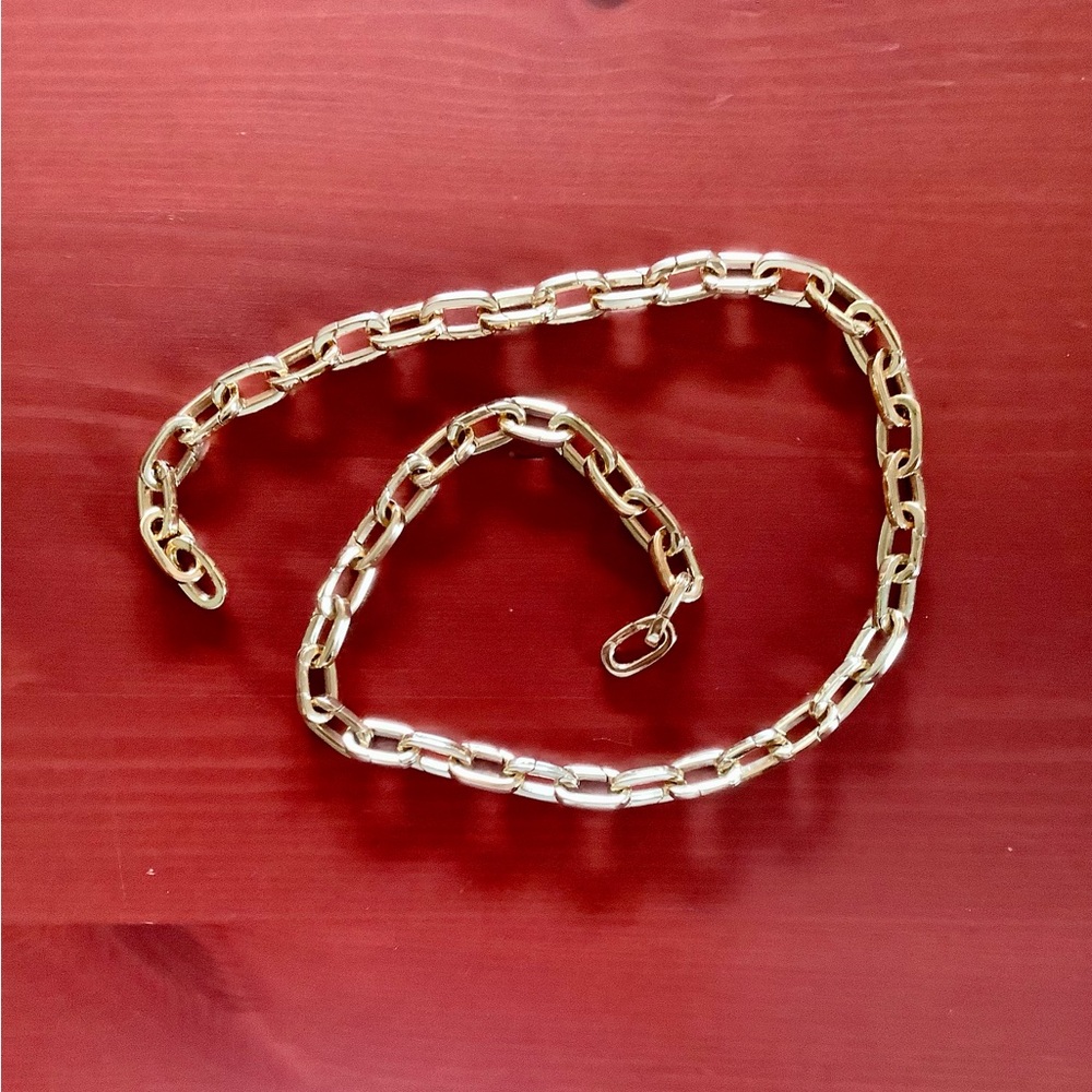 18k Gold Filled Oval Link Chain for Charms